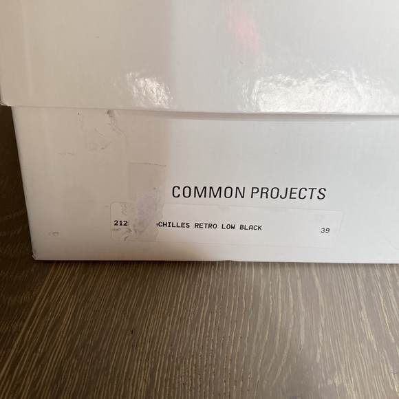 Common Projects Achilles Retro Low Black Leather Sneakers - Picture 9 of 9